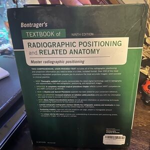 Bontrager’s textbook of radiographic positioning and related anatomy